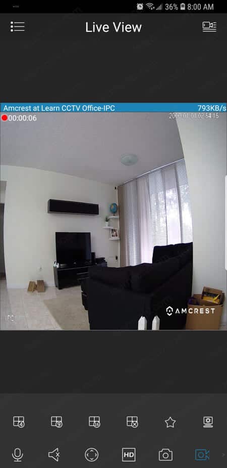 Amcrest App Shows IP camera Amcrest App Shows IP camera