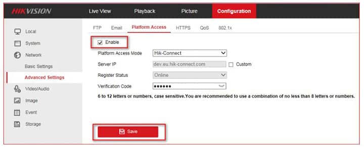 Enable-HIk-connect service Enable-HIk-connect service