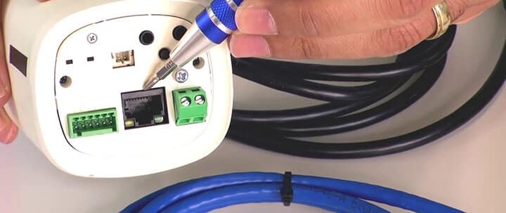 IP security camera ethernet port IP security camera ethernet port