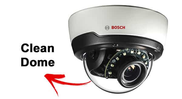 IR clean dome camera IR clean dome camera