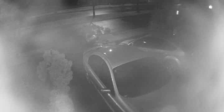 Security camera blurry at night Security camera blurry at night