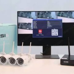 Zosi Wireless Kit connected and displaying all the cameras