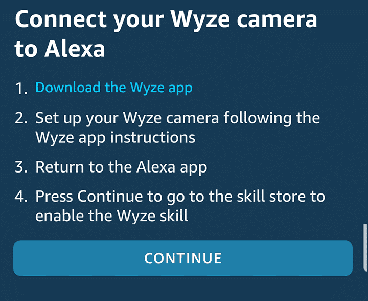 Conect Wyze Cam to Alexa Conect Wyze Cam to Alexa